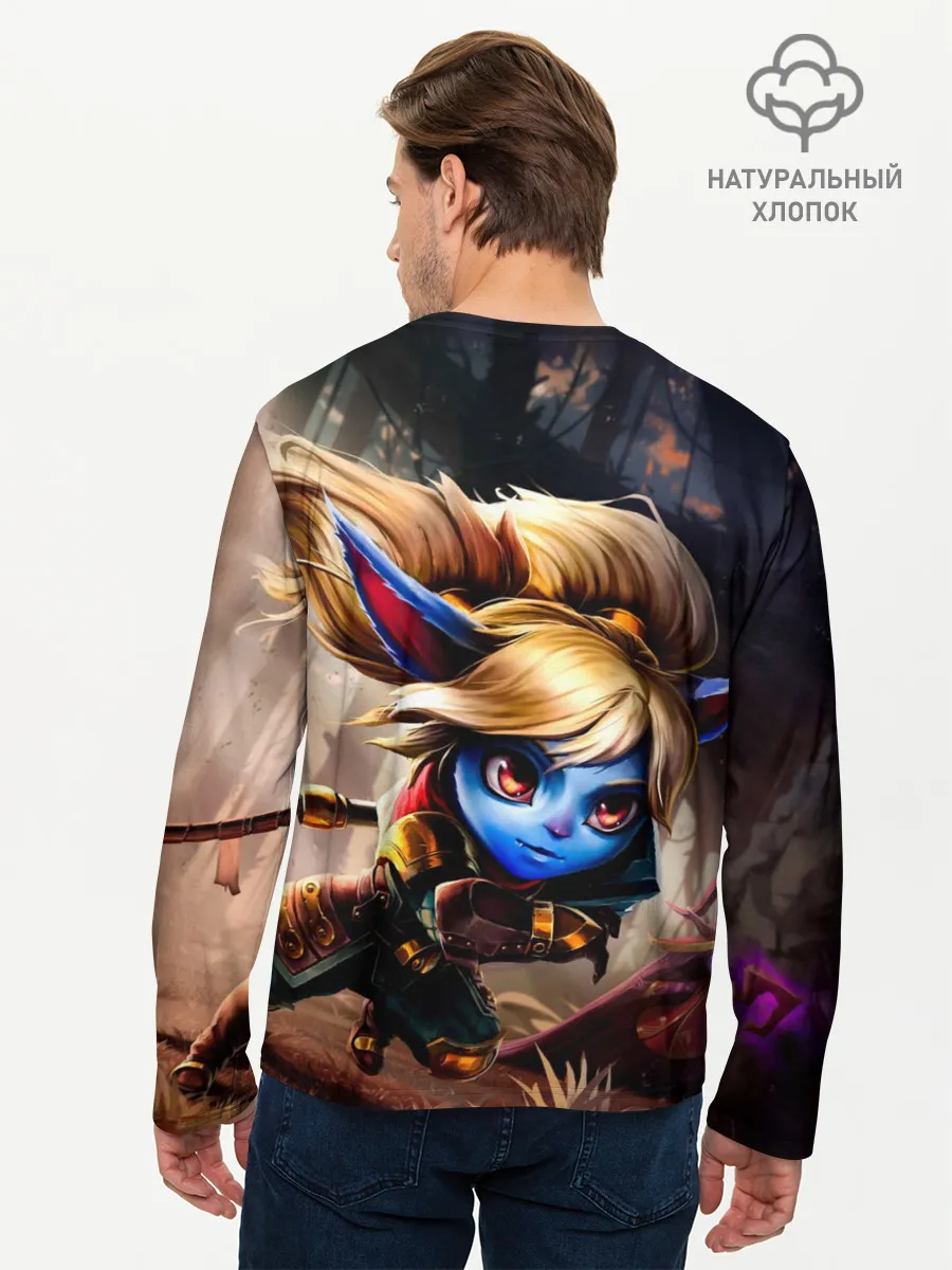 Мужской лонгслив базовый / Поппи Хранительница молота