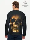 Мужской лонгслив базовый / Gold Skull