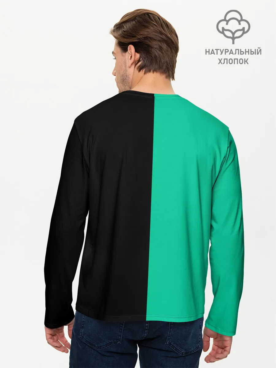 Мужской лонгслив базовый / СПЛИТ МАСКА СЯО