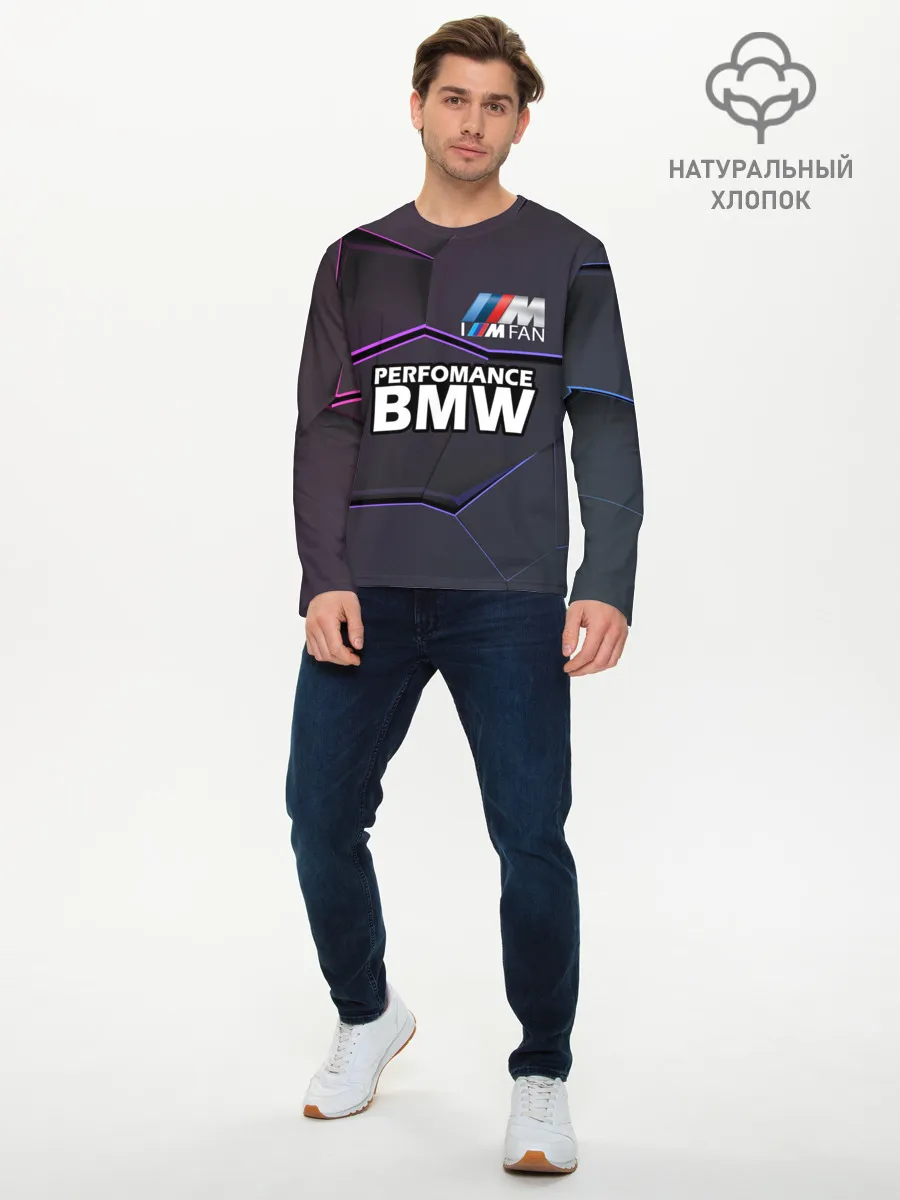 Мужской лонгслив базовый / BMW Perfomance