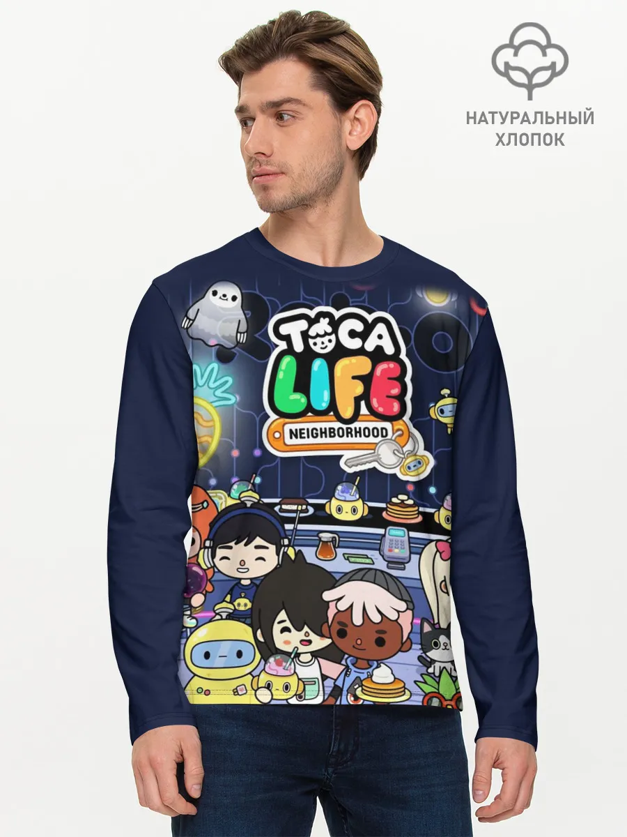 Мужской лонгслив базовый / TOKA LIFE ПЕРСОНАЖИ