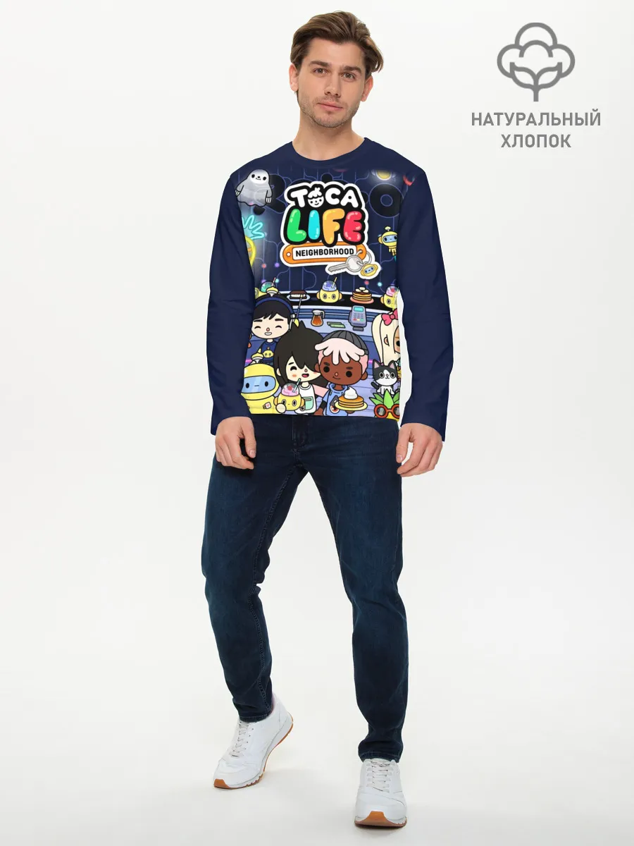 Мужской лонгслив базовый / TOKA LIFE ПЕРСОНАЖИ
