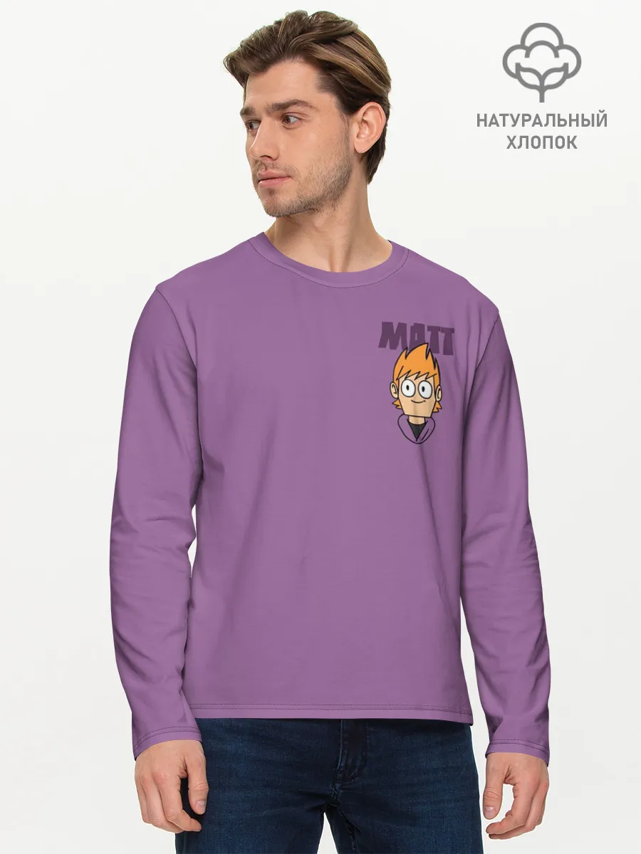 Мужской лонгслив базовый / Мэтт