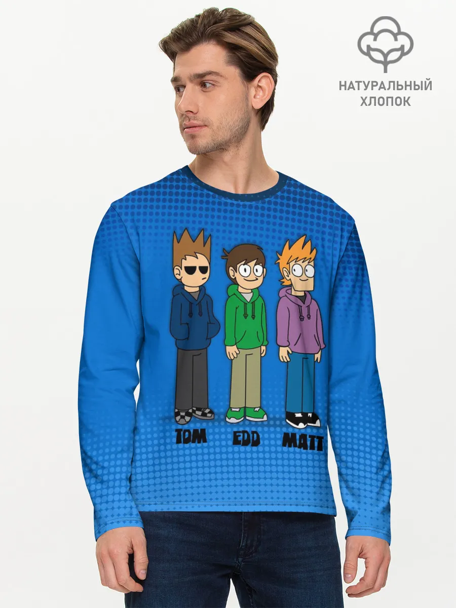 Мужской лонгслив базовый / Tom Edd Matt