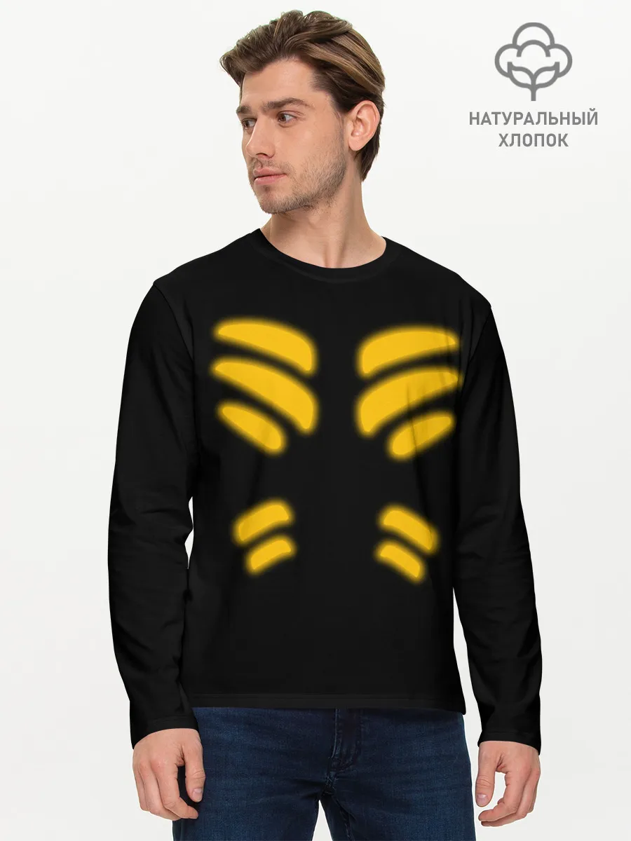 Мужской лонгслив базовый / Тело Геноса | One Punch-Man