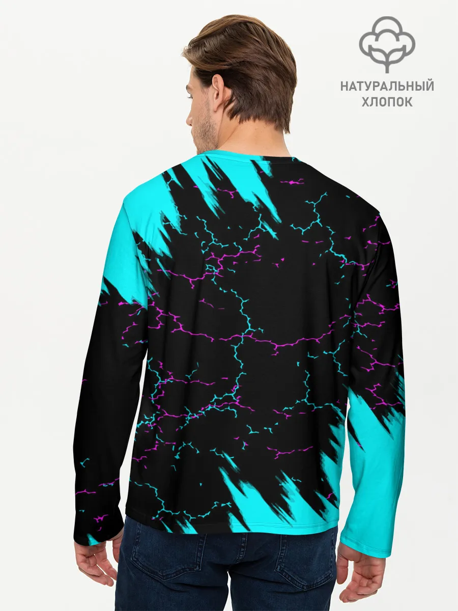 Мужской лонгслив базовый / MARSHMELLO NEON: МАРШМЕЛЛО НЕОН.