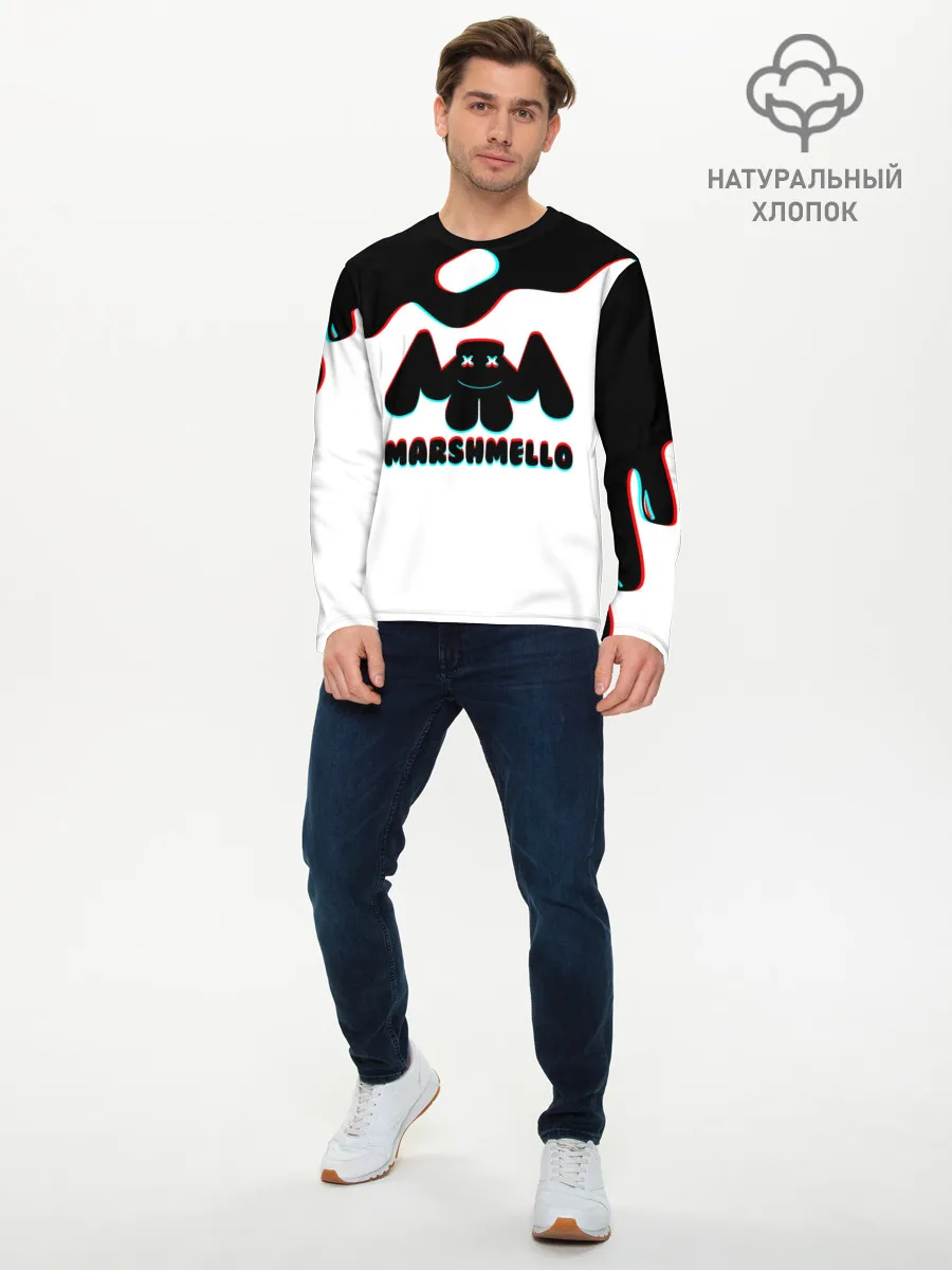 Мужской лонгслив базовый / MARSHMELLO MELT: МАРШМЕЛЛО