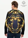 Мужской лонгслив базовый / Золотой символ года Тигр