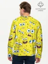 Мужской лонгслив базовый / Губка Боб / SpongeBob pattern