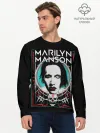 Мужской лонгслив базовый / Marilyn Manson - We are chaos