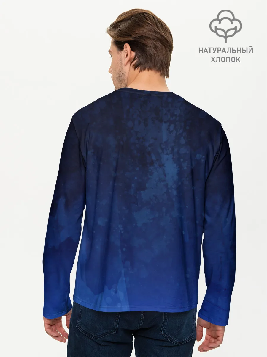 Мужской лонгслив базовый / Смешение потоков