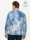 Мужской лонгслив базовый / Небесные мазки