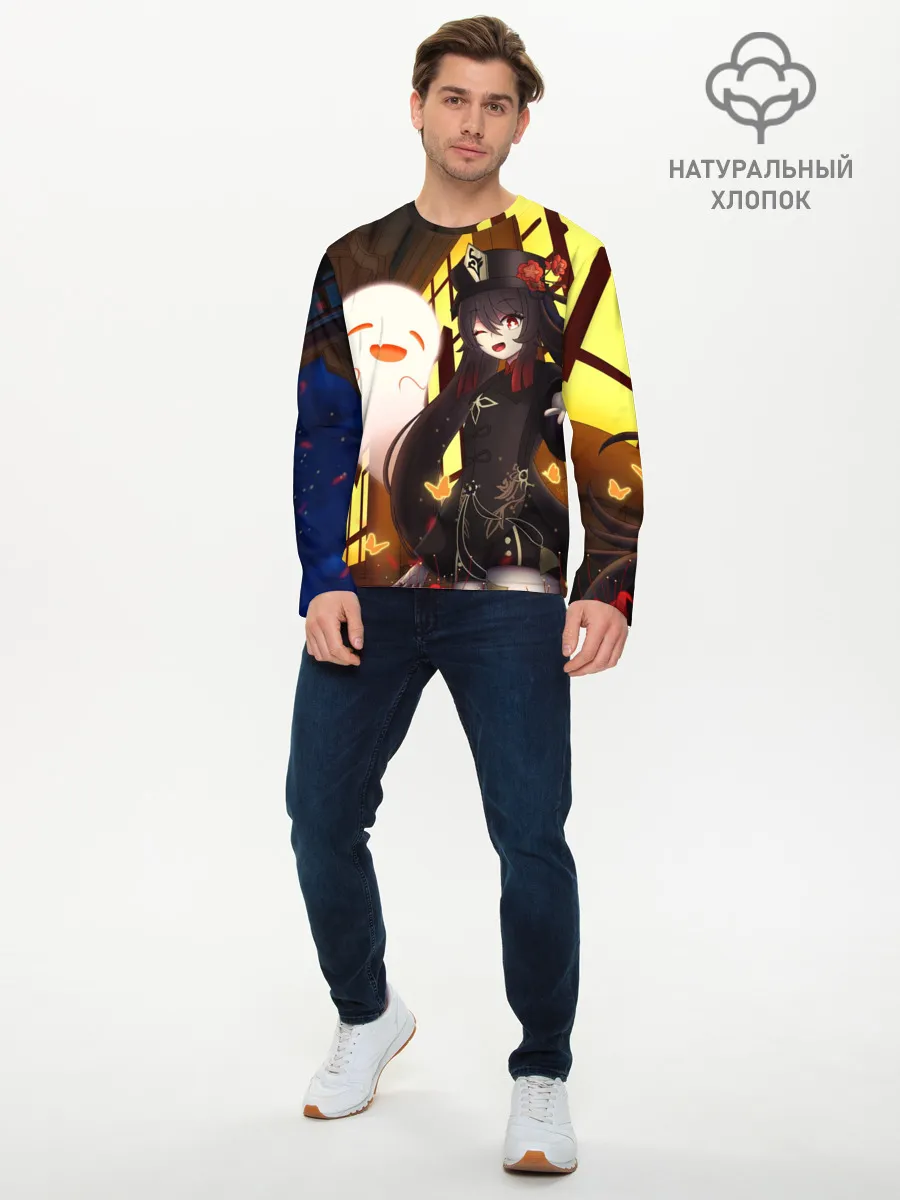 Мужской лонгслив базовый / Ху Тао | Genshin Impact
