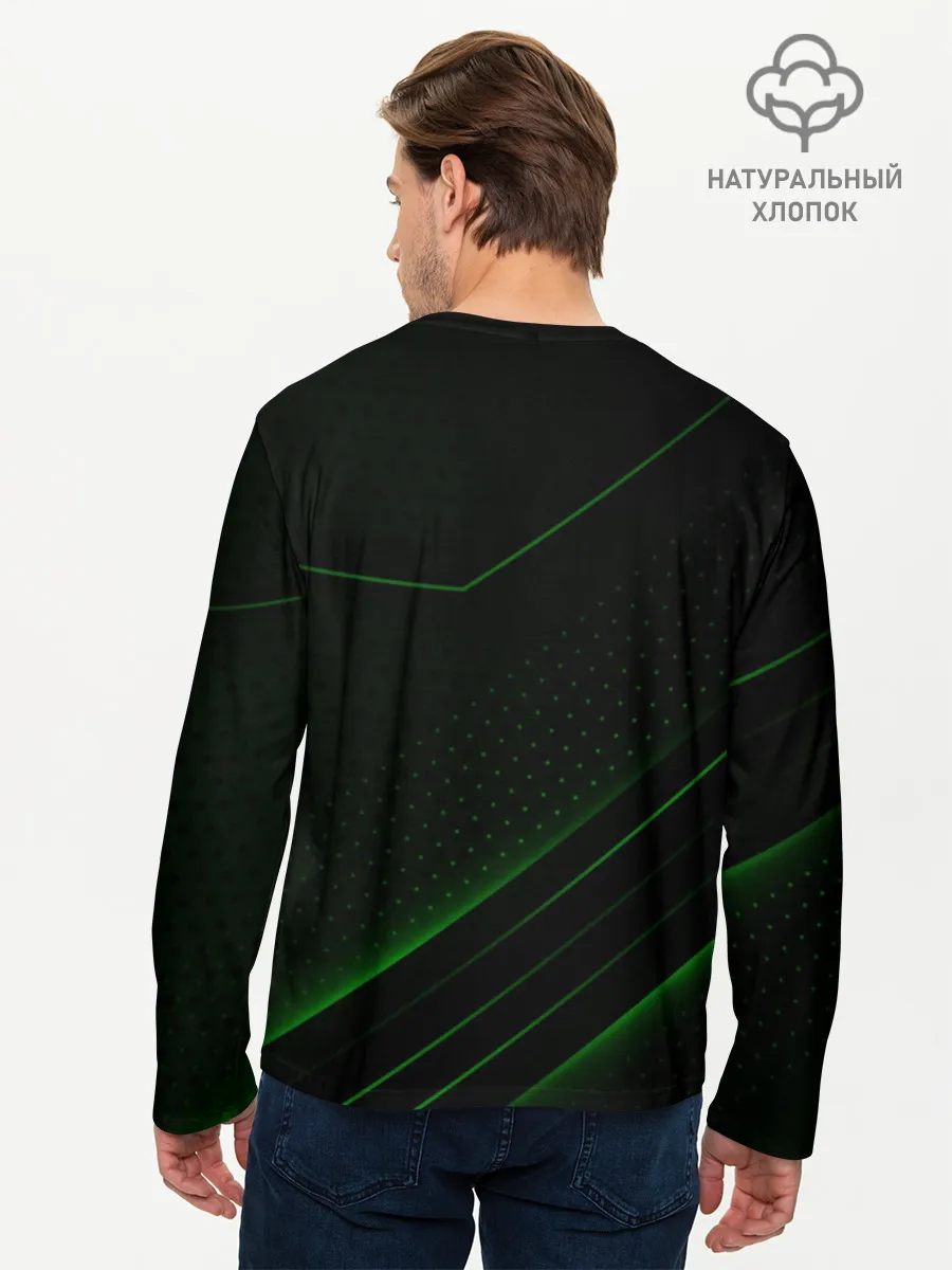 Мужской лонгслив базовый / SKODA, ШКОДА