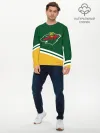 Мужской лонгслив базовый / Minnesota Wild NHL