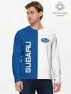 Мужской лонгслив базовый / Subaru, sport