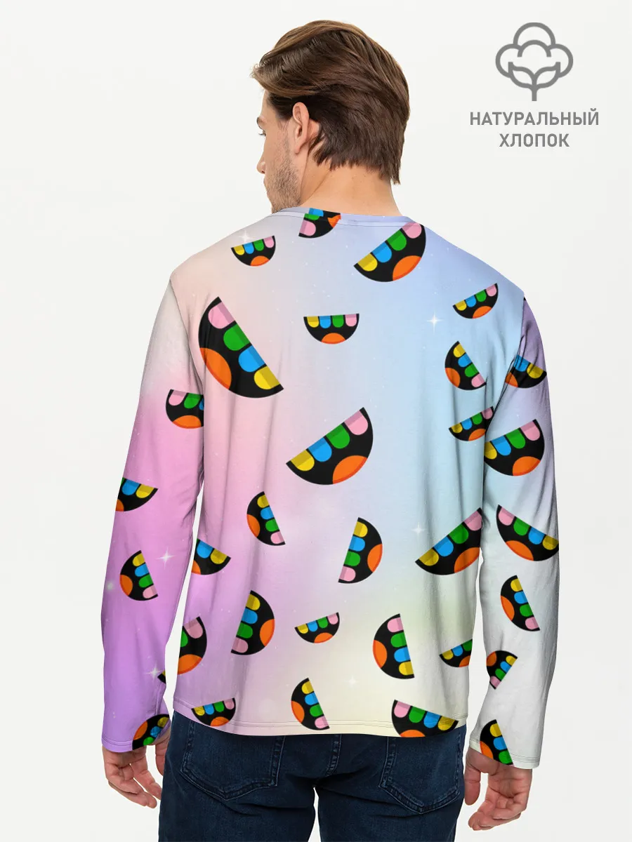 Мужской лонгслив базовый / ТОКА БОКА ЛОГОТИП