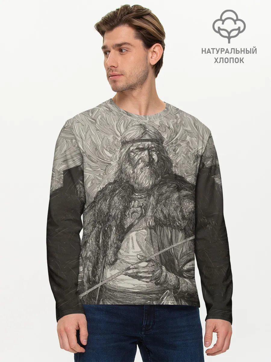 Мужской лонгслив базовый / ScandinavianWarrior