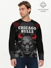 Мужской лонгслив базовый / CHICAGO BULLS ЯРОСТНЫЙ БЫК