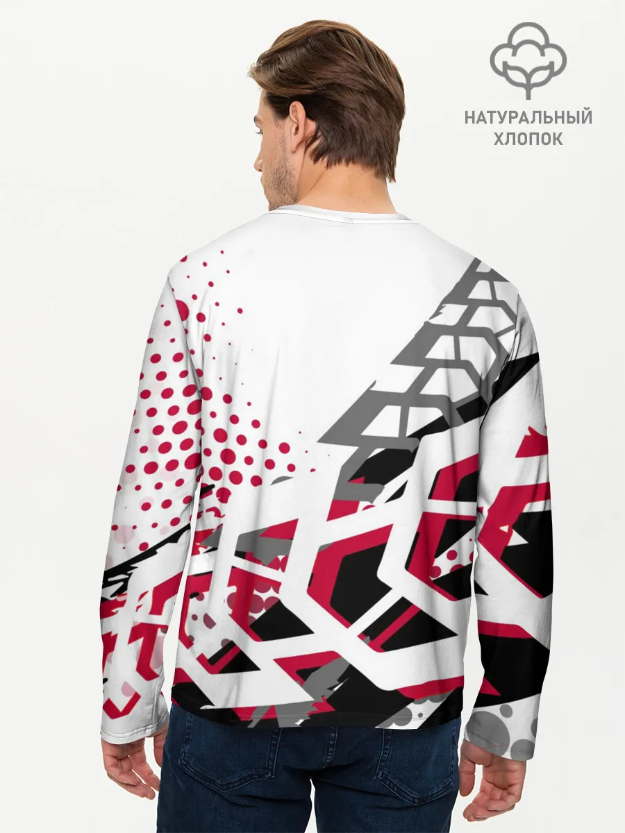 Мужской лонгслив базовый / Nissan