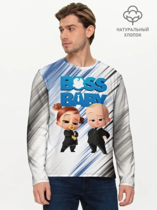 Мужской лонгслив базовый / Босс Молокосос / Boss Baby