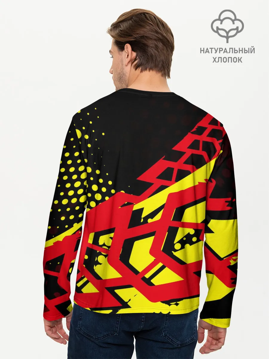 Мужской лонгслив базовый / Mitsubishi