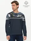 Мужской лонгслив базовый / Камуфляж 2.0