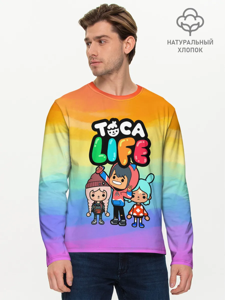 Мужской лонгслив базовый / Рита Зик | Тока Бока