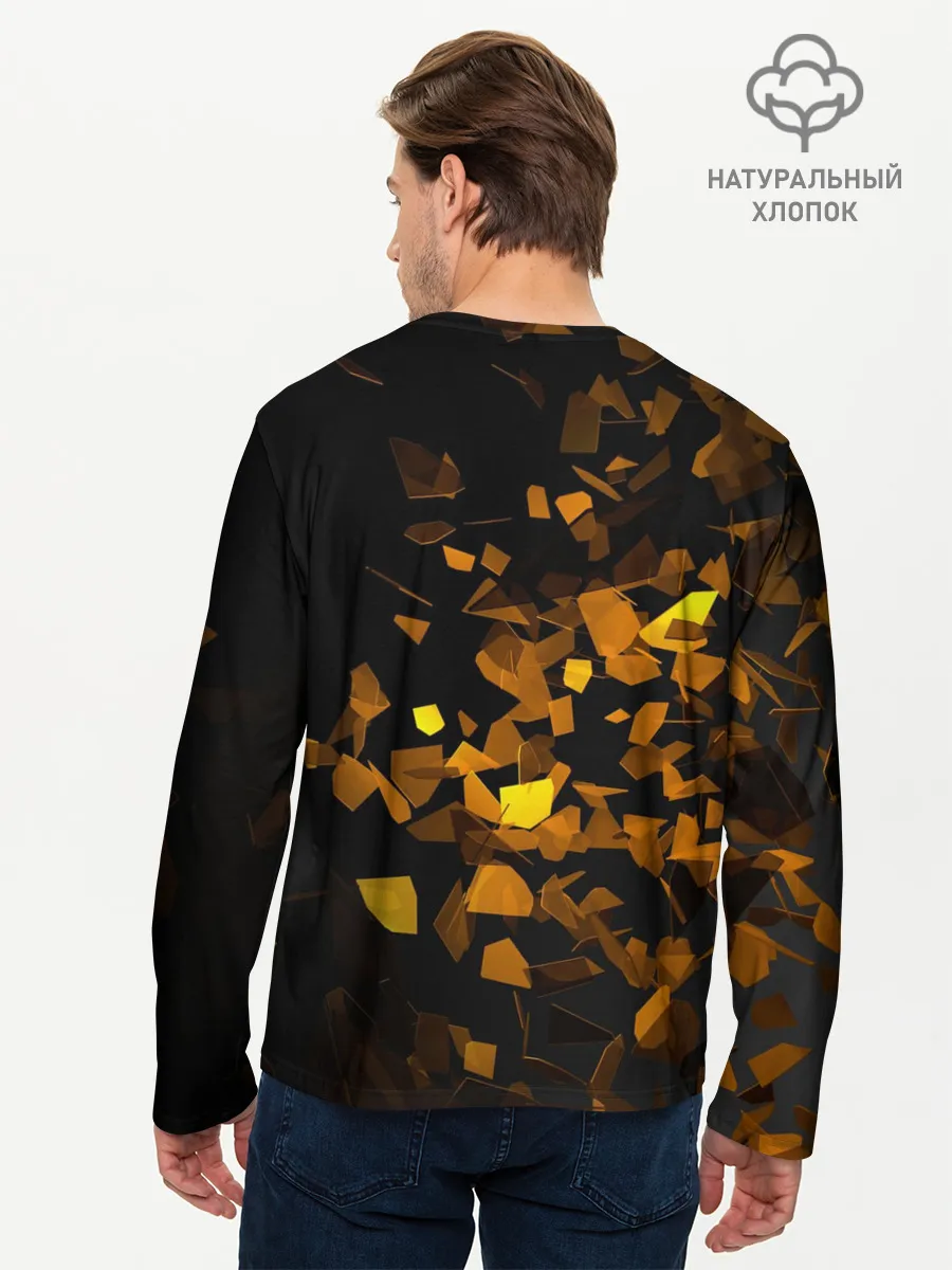 Мужской лонгслив базовый / Renault | Осколки стекла