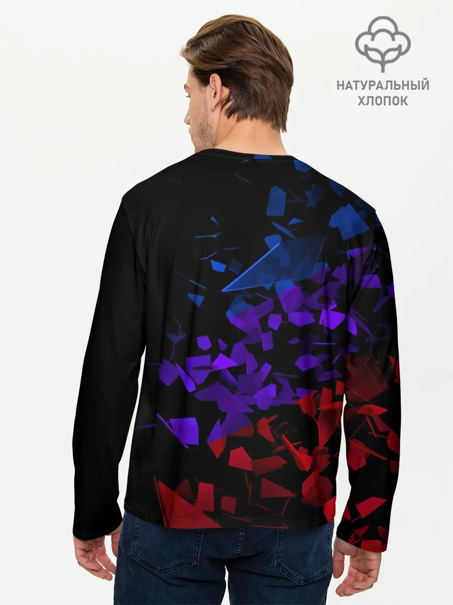 Мужской лонгслив базовый / MPower BMW | Осколки стекла