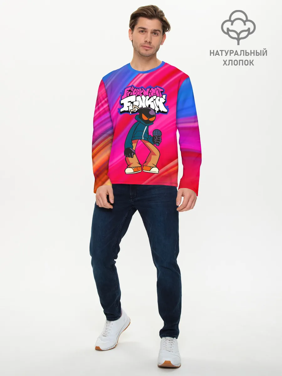 Мужской лонгслив базовый / Friday Night Funkin | Fnf | Bomb