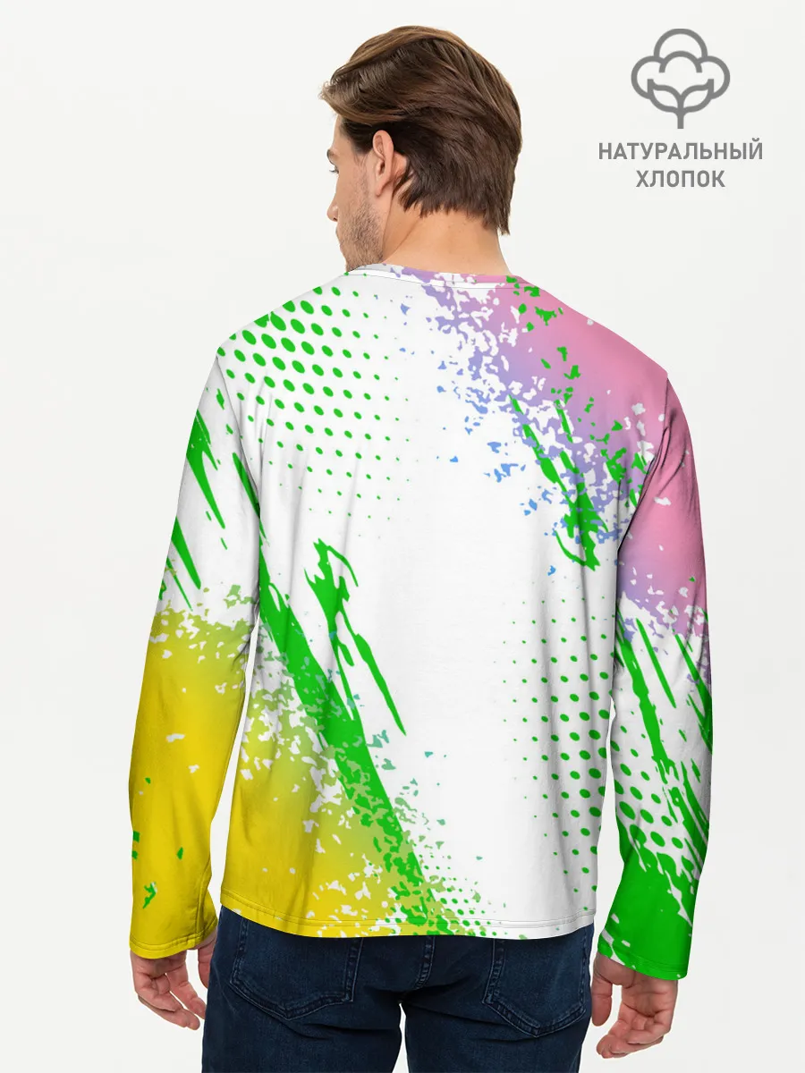 Мужской лонгслив базовый / Toca Boca: Улыбашка.