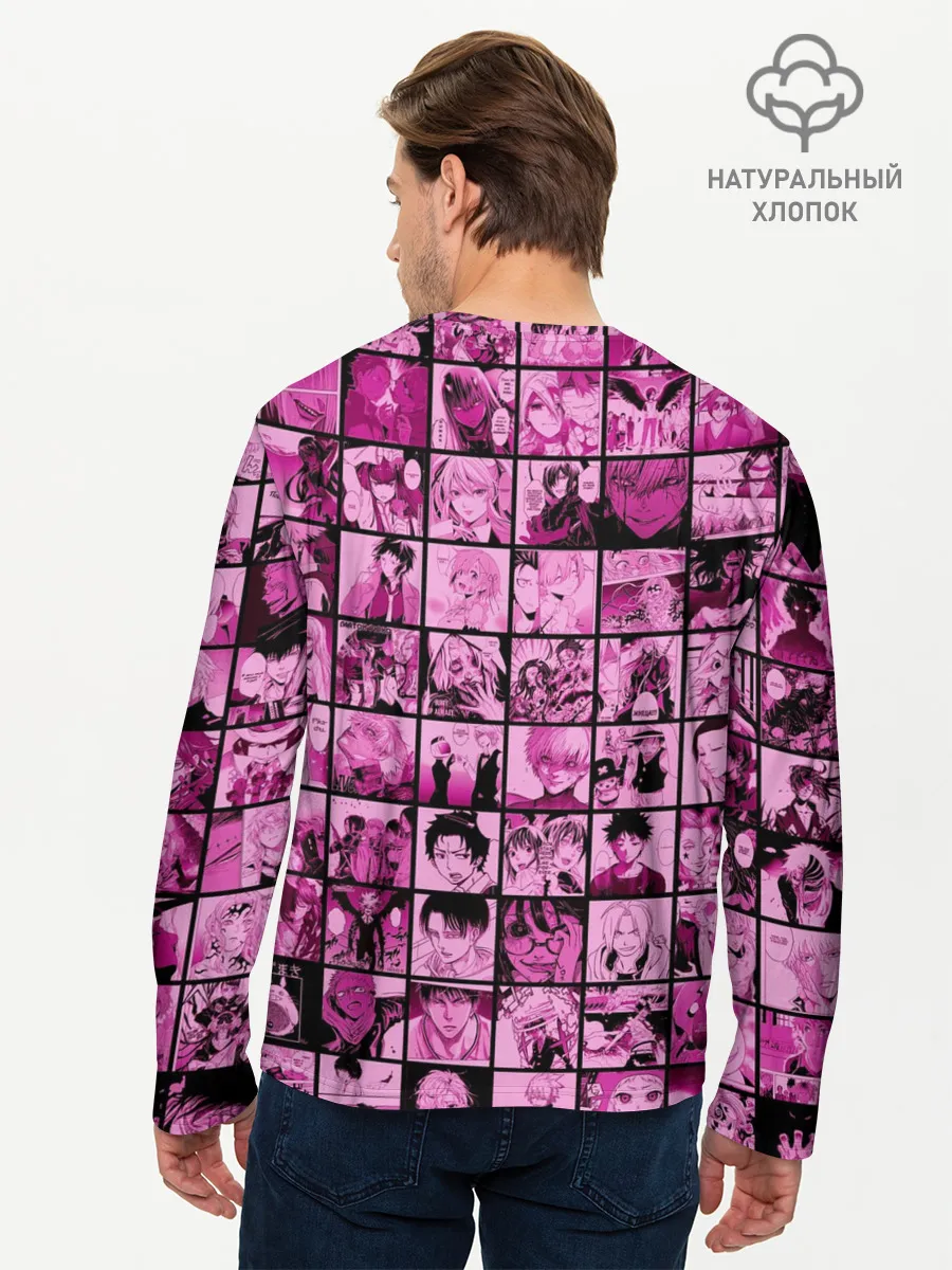 Мужской лонгслив базовый / anime soul | manga