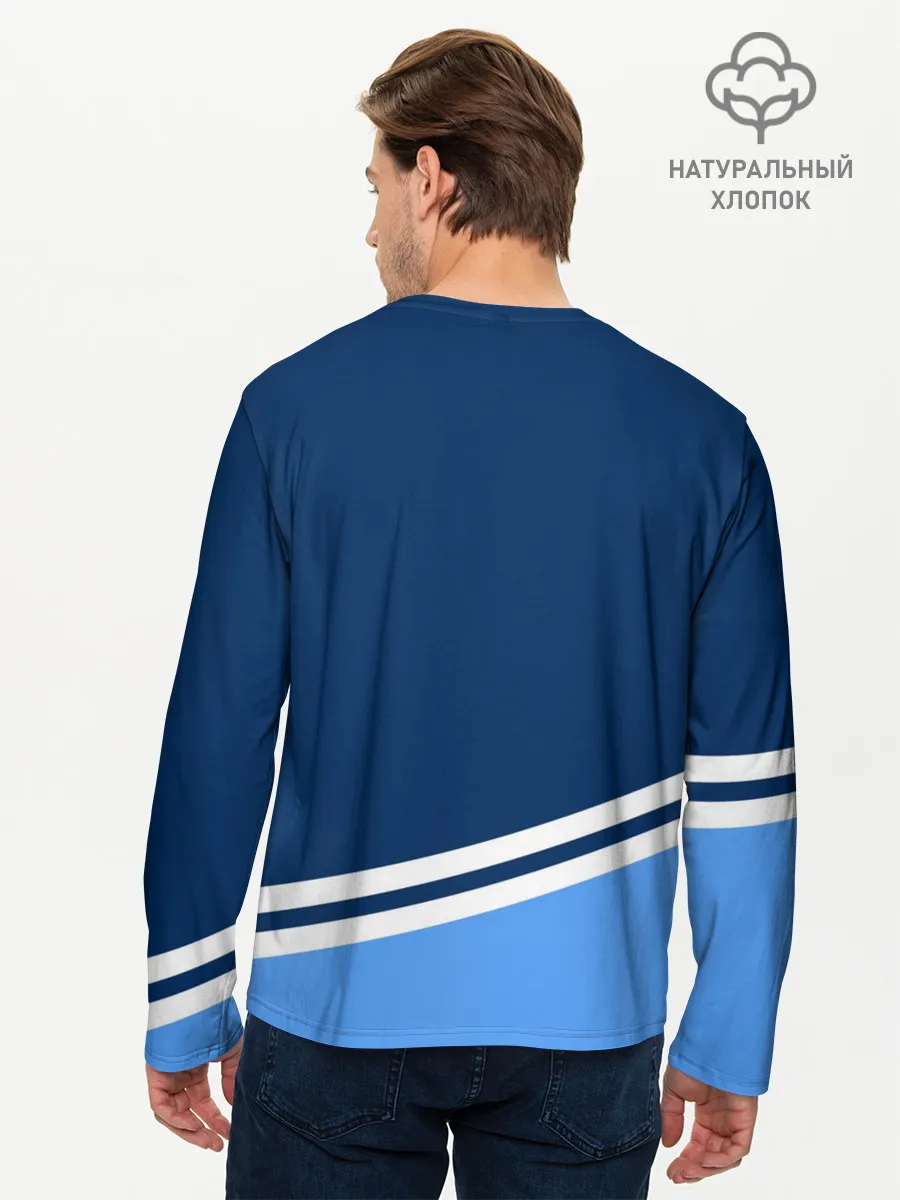 Мужской лонгслив базовый / Виннипег Джетс