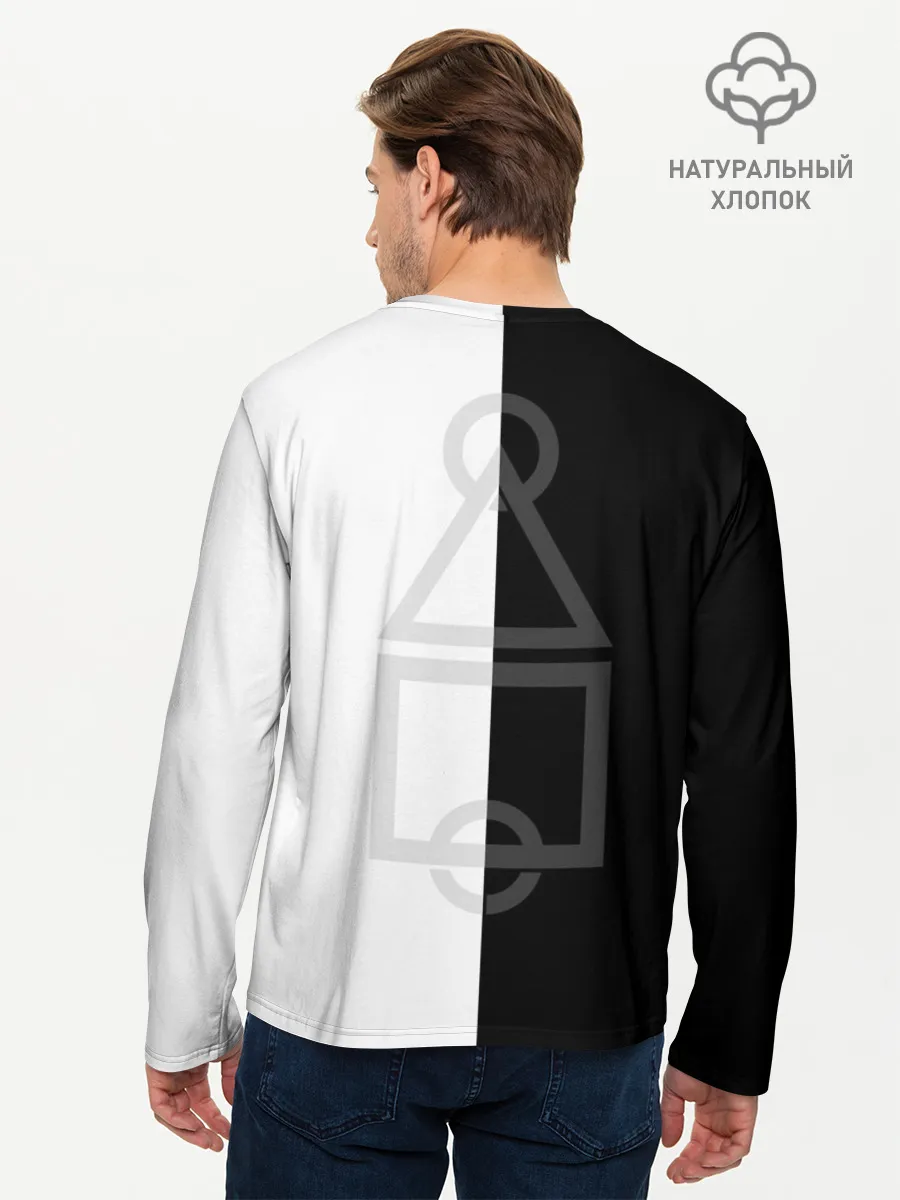 Мужской лонгслив базовый / Squid Game: Inspector 001