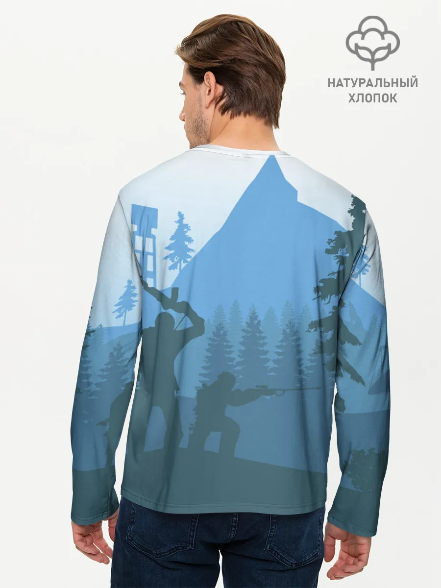Мужской лонгслив базовый / Выживалка Раст