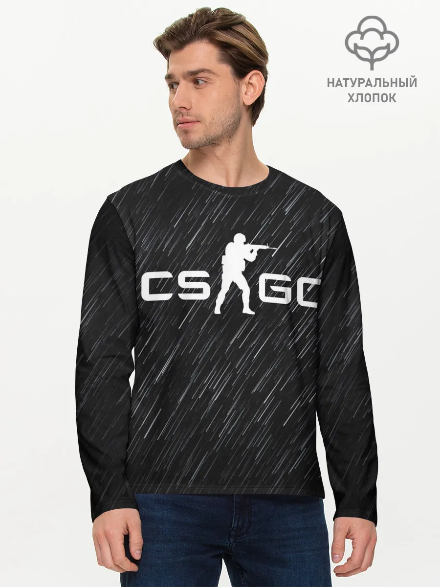 Мужской лонгслив базовый / Counter Strike,