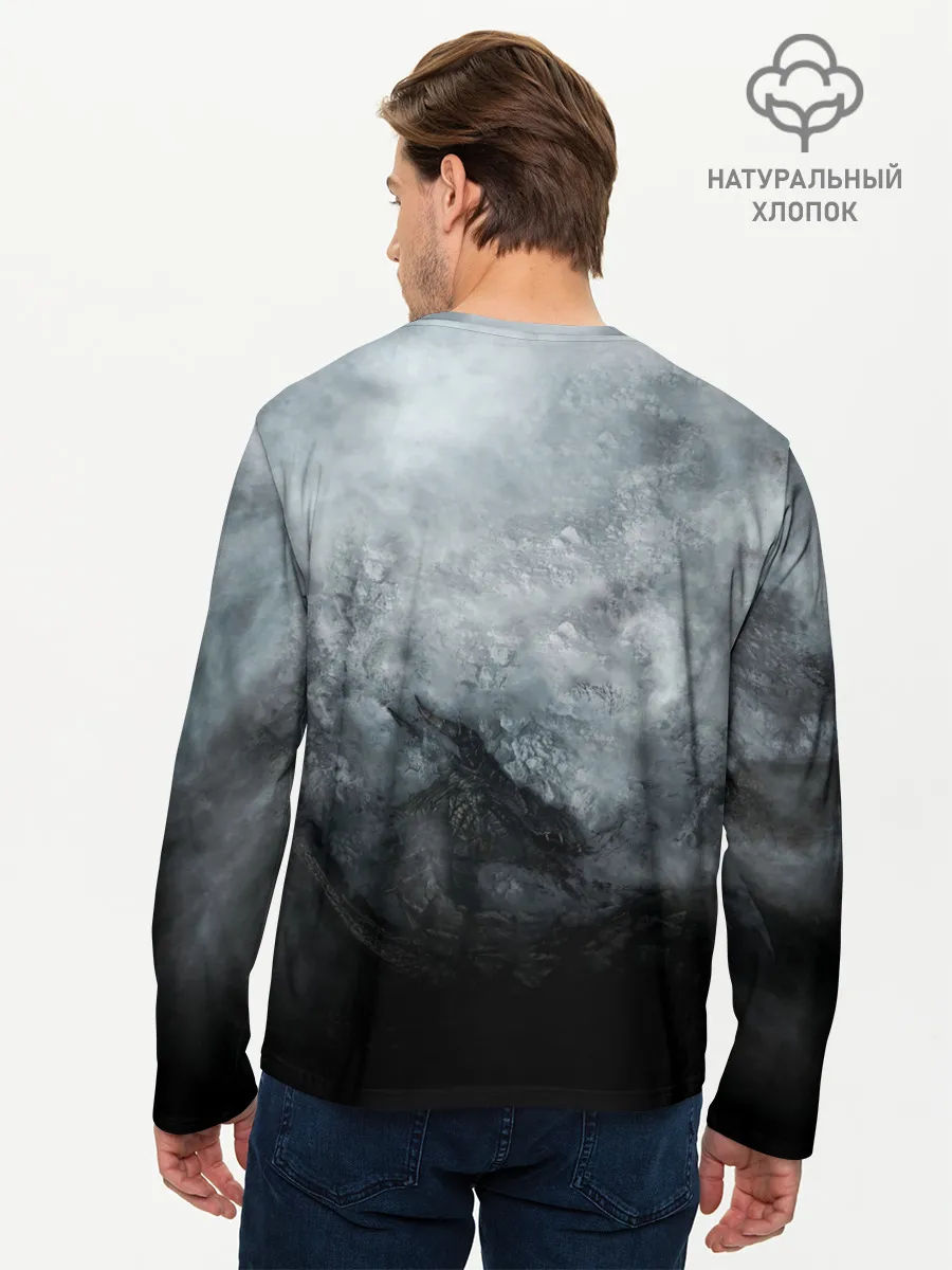 Мужской лонгслив базовый / Победа над драконом