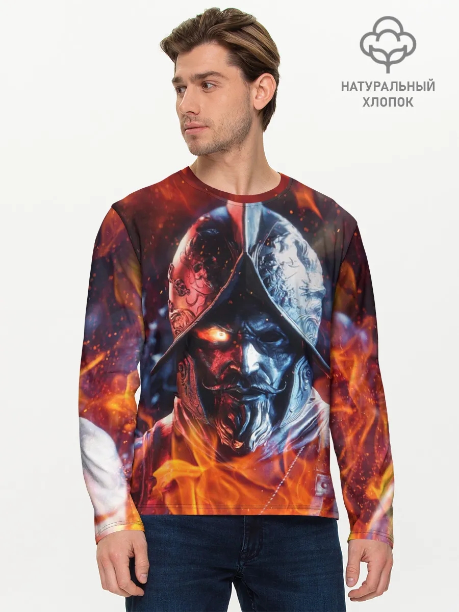 Мужской лонгслив базовый / NEW WORLD / НЬЮ ВОРЛД / РЫЦАРЬ