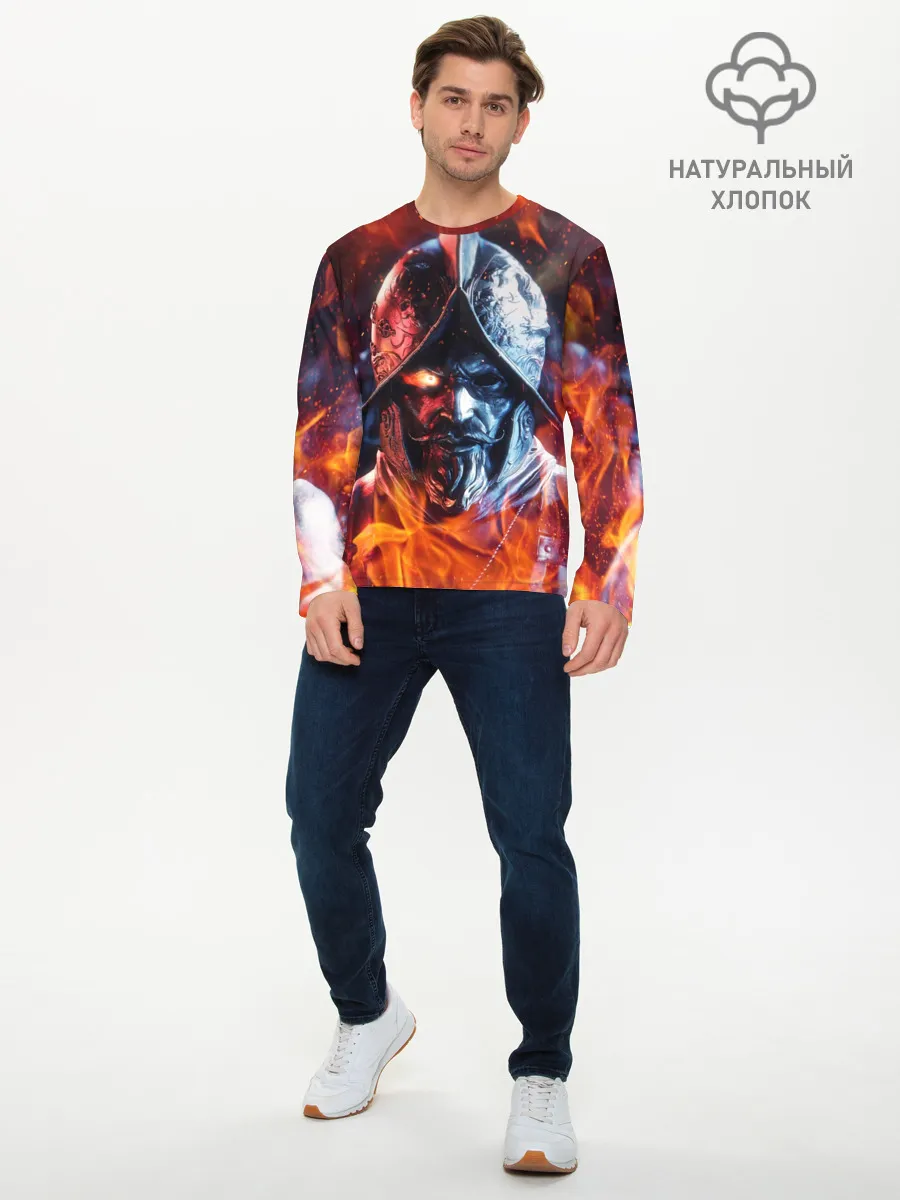 Мужской лонгслив базовый / NEW WORLD / НЬЮ ВОРЛД / РЫЦАРЬ