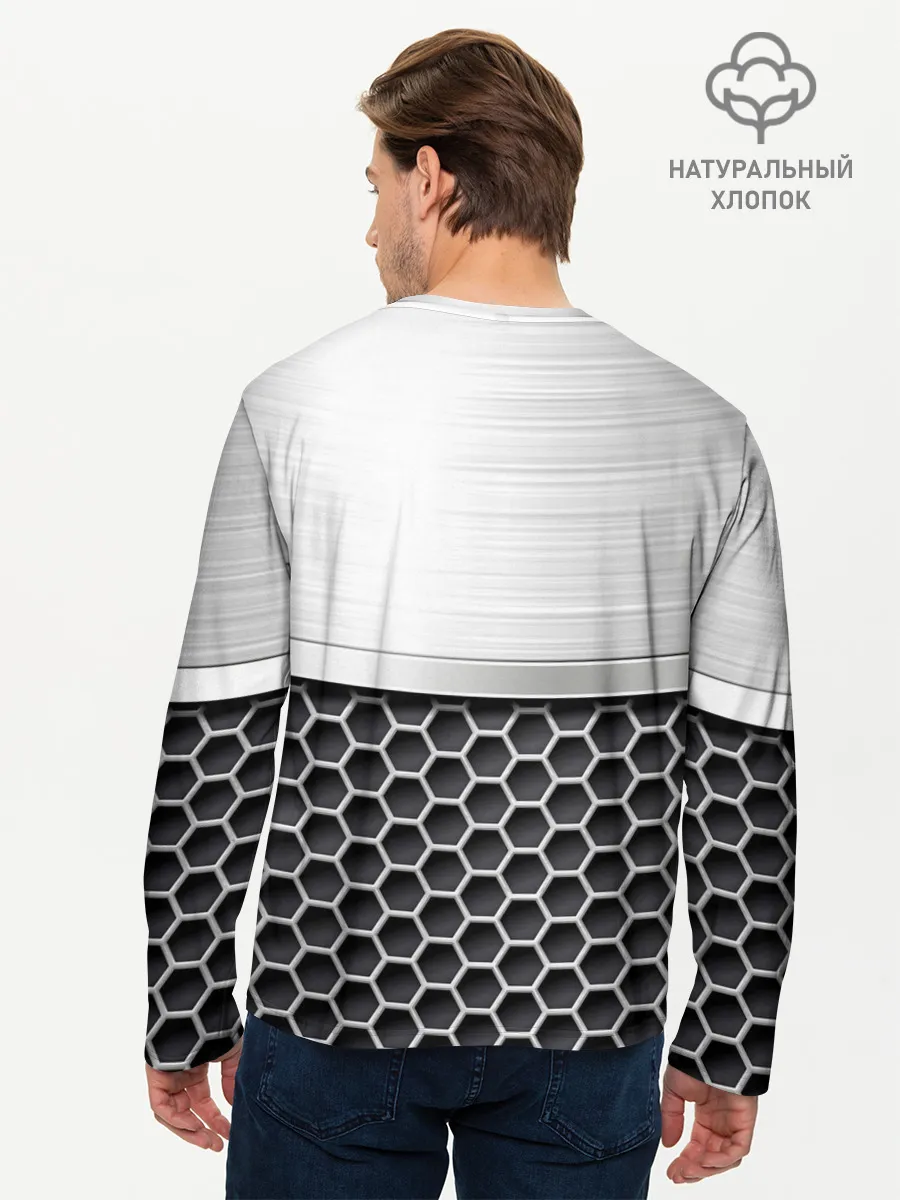 Мужской лонгслив базовый / BMW | Стальная решетка