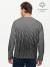 Мужской лонгслив базовый / шестиугольная сетка