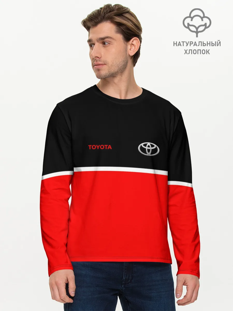 Мужской лонгслив базовый / Toyota | Два цвета