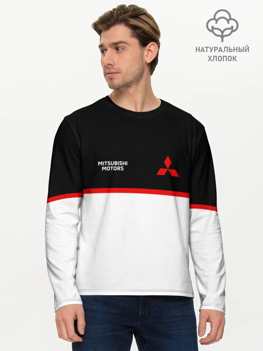 Мужской лонгслив базовый / Mitsubushi | Два цвета