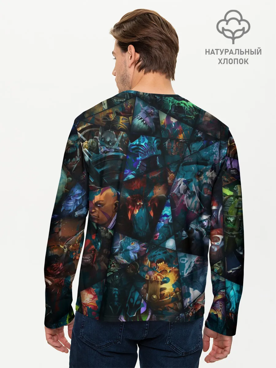 Мужской лонгслив базовый / Марси ДОТА 2