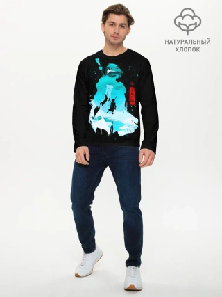 Мужской лонгслив базовый / Nier: Automata - 2B