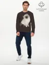 Мужской лонгслив базовый / Котенок Ми