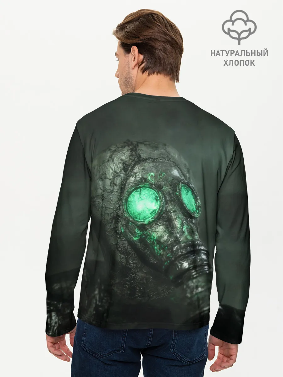 Мужской лонгслив базовый / Chernobylite-маска