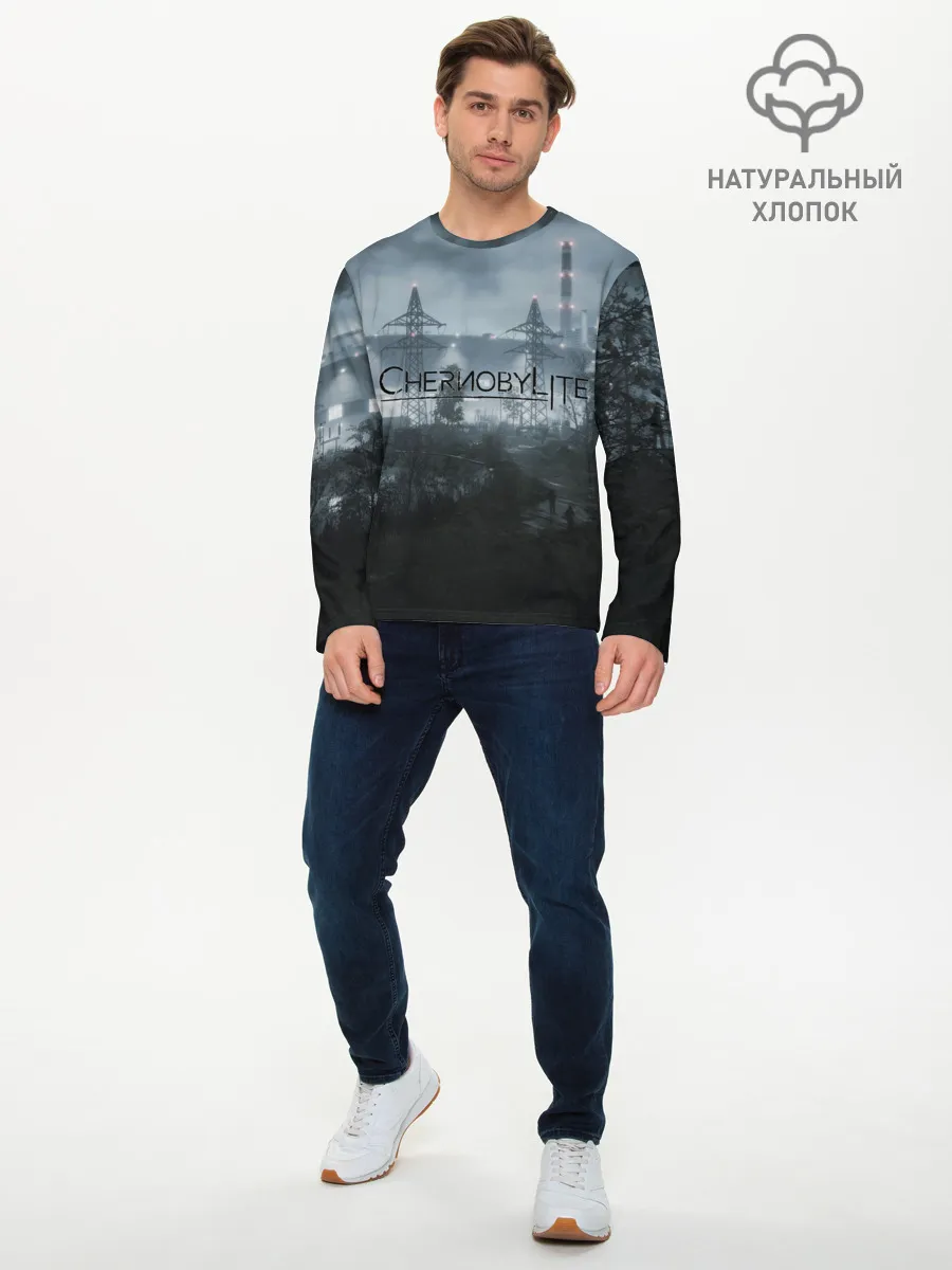 Мужской лонгслив базовый / Chernobylite - ЧАЭС