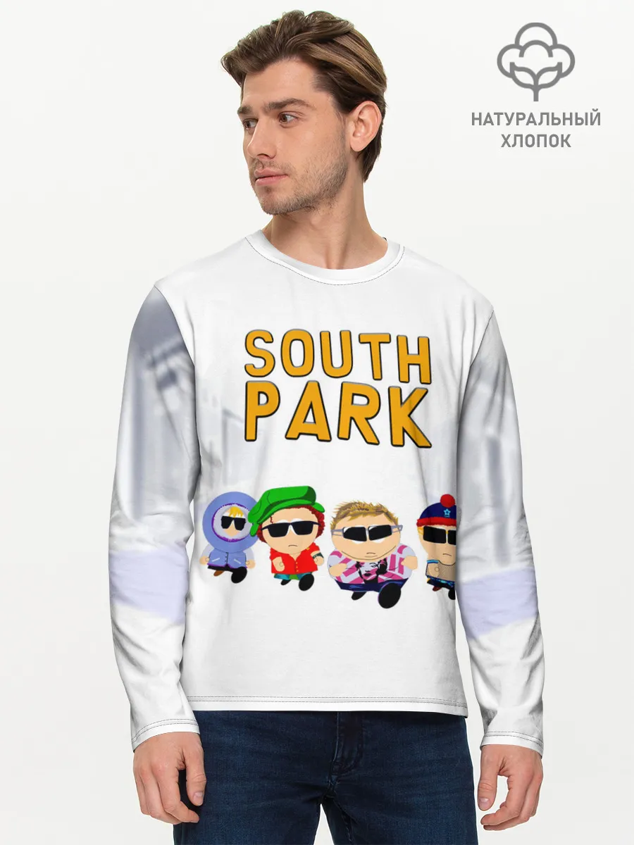 Мужской лонгслив базовый / Метросексуалы Южного Парка